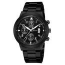Relógio Masculino Geneva - Classic Watch relógio 021 AmploTech Preto/ Prata