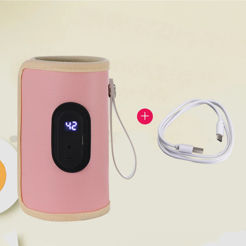 🍼 Aquecedor de Mamadeiras Portátil USB ThermoBaby – conforto e praticidade para o seu bebê! 🚗🌿