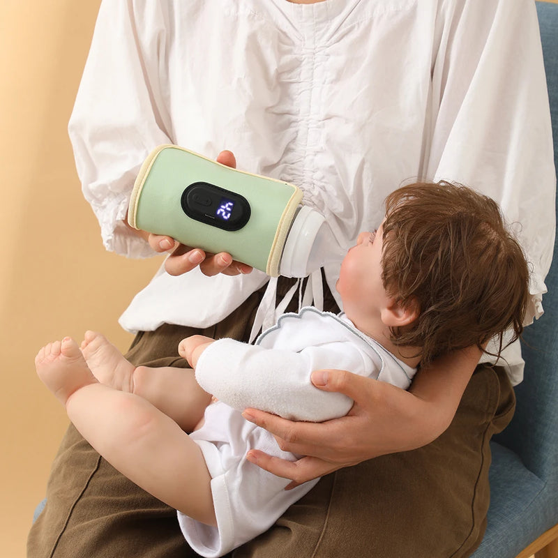 🍼 Aquecedor de Mamadeiras Portátil USB ThermoBaby – conforto e praticidade para o seu bebê! 🚗🌿