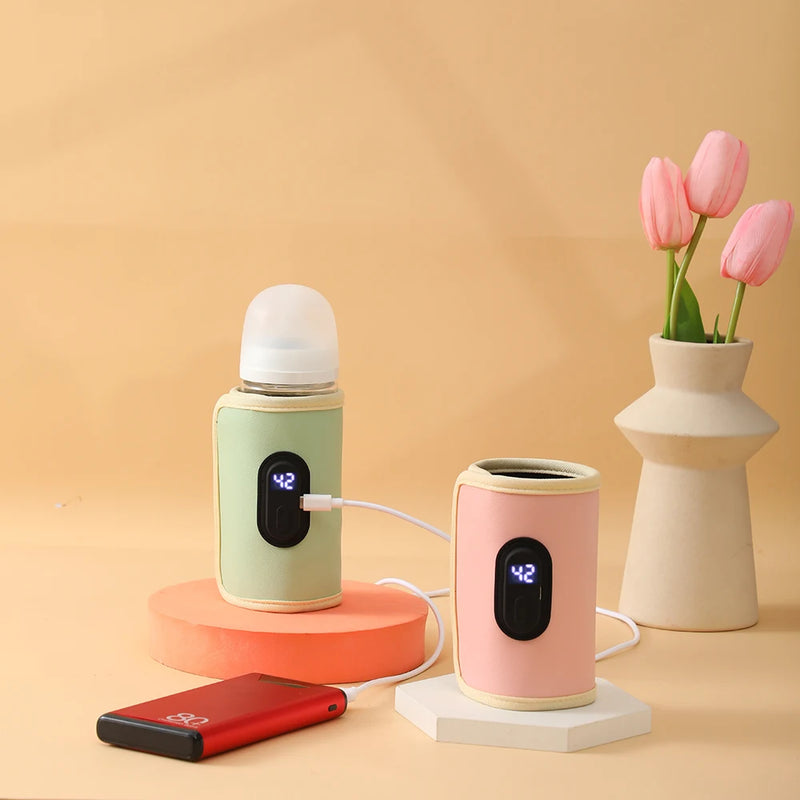 🍼 Aquecedor de Mamadeiras Portátil USB ThermoBaby – conforto e praticidade para o seu bebê! 🚗🌿