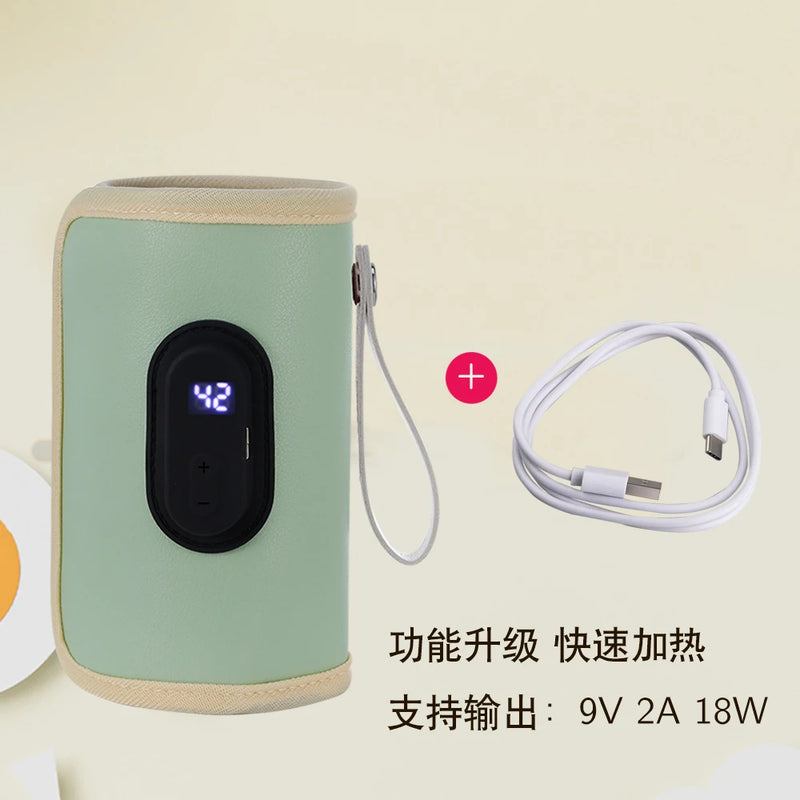 🍼 Aquecedor de Mamadeiras Portátil USB ThermoBaby – conforto e praticidade para o seu bebê! 🚗🌿