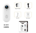 ActionPulse Mini 4K HD Camera com WiFi – Câmera de Ação Portátil para Corpo